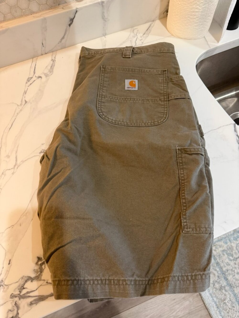 Carhartt Loose Fit Canvas Utility Work Shorts SIZE 40